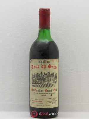 Saint-Émilion Château Tour Du Sème Saint Emilion (no reserve) 1983 - Lot of 1 Bottle