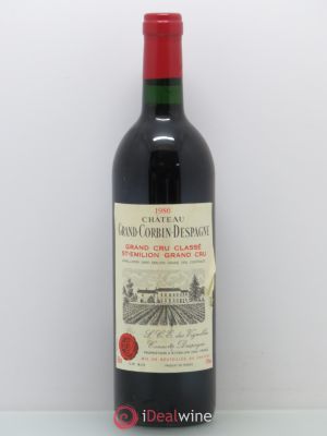 Château Grand Corbin Despagne Grand Cru Classé (no reserve) 1986 - Lot of 1 Bottle