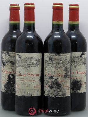 Château Calon Ségur 3ème Grand Cru Classé (no reserve) 2000 - Lot of 4 Bottles