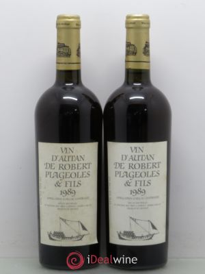 Divers Gaillac - Plageoles Vin d'Autant (no reserve) 1989 - Lot of 2 Bottles