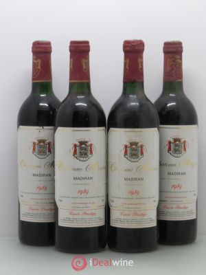 Madiran Château Montus-Prestige Alain Brumont (no reserve) 1989 - Lot of 4 Bottles