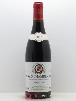 Mazis-Chambertin Grand Cru Harmand-Geoffroy (Domaine)  2016 - Lot of 1 Bottle