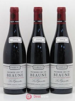 Beaune 1er Cru Les Epenottes Domaine Parent 2014 - Lot of 3 Bottles