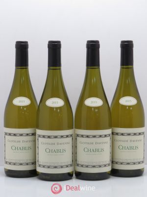 Chablis Domaine Clotilde Davenne 2015 - Lot of 4 Bottles
