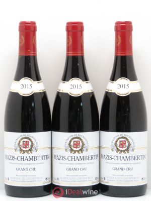 Mazis-Chambertin Grand Cru Harmand-Geoffroy (Domaine)  2015 - Lot of 3 Bottles
