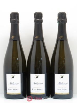 Brut Champagne Mémoire Extra Brut Soléra depuis 1986 Champagne Huré Frères  - Lot de 3 Bouteilles