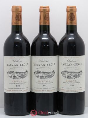 Château Rauzan Ségla  2001 - Lot of 3 Bottles