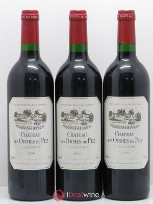 Château les Ormes de Pez  2000 - Lot of 3 Bottles