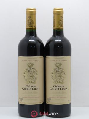 Château Gruaud Larose 2ème Grand Cru Classé  2005 - Lot of 2 Bottles