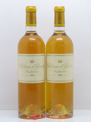 Château d'Yquem 1er Cru Classé Supérieur  2003 - Lot of 2 Bottles