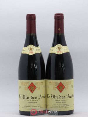 Vin de France Le Vin des Amis Auguste Clape  2018 - Lot de 2 Bouteilles