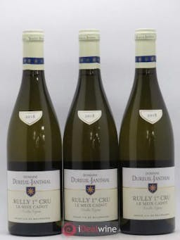 Rully 1er Cru Le Meix Cadot Vieilles Vignes Vincent Dureuil-Janthial  2018 - Lot of 3 Bottles
