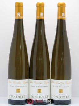 Condrieu Les Vieilles Vignes de Jacques Vernay Michel et Stéphane Ogier  2013 - Lot of 3 Bottles