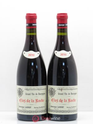 Clos de la Roche Grand Cru Vieilles vignes Dominique Laurent  2011 - Lot de 2 Bouteilles
