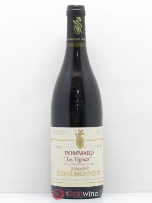 Pommard Les Vignots Domaine Rene Monnier 1998 - Lot de 1 Bouteille