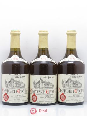 Arbois Vin jaune Château l'Etoile 1990 - Lot of 3 Bottles