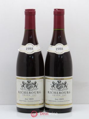 Richebourg Grand Cru Jean Gros  1988 - Lot of 2 Bottles