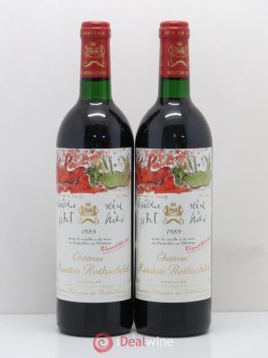 Château Mouton Rothschild 1er Grand Cru Classé  1989 - Lot of 2 Bottles