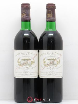 Château Margaux 1er Grand Cru Classé  1976 - Lot of 2 Bottles
