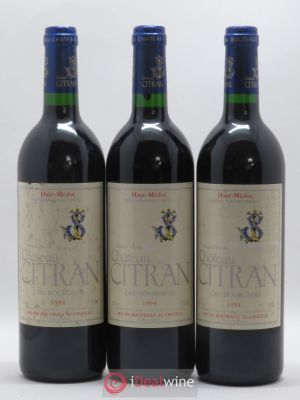 Château Citran Cru Bourgeois  1994 - Lot of 3 Bottles