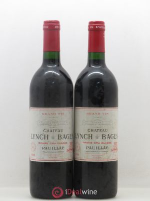 Château Lynch Bages 5ème Grand Cru Classé  1989 - Lot of 2 Bottles