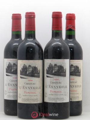 Château l'Évangile  1998 - Lot of 4 Bottles