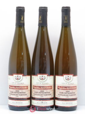 Gewurztraminer Vendanges Tardives Reinhart  2006 - Lot of 3 Bottles