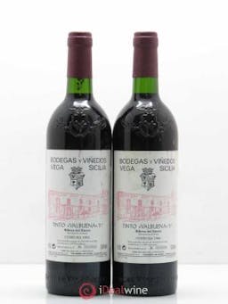 Ribera Del Duero DO Vega Sicilia Valbuena 5º ano Alvarez  1995 - Lot of 2 Bottles