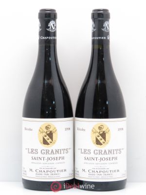 Saint-Joseph Les Granits Chapoutier  1998 - Lot de 2 Bouteilles