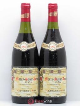 Morey Saint-Denis 1er Cru Clavelier Et Fils 1993 - Lot of 2 Bottles