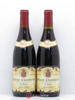 Gevrey-Chambertin La Justice Bernard Munier (no reserve) 2004 - Lot of 2 Bottles