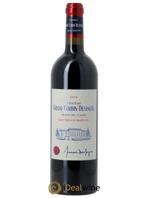 Château Grand Corbin Despagne Grand Cru Classé (OWC if 6 bts) 2016 - Lot of 1 Bottle