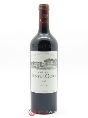Château Pontet Canet 5ème Grand Cru Classé (OWC if 6 bts) 2018 - Lot of 1 Bottle