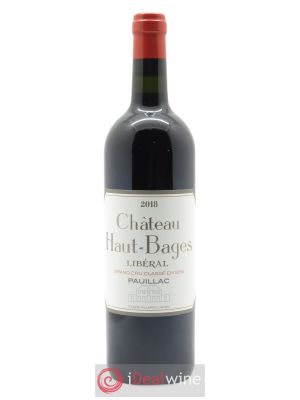Château Haut Bages Libéral 5ème Grand Cru Classé  2018 - Lot of 1 Bottle
