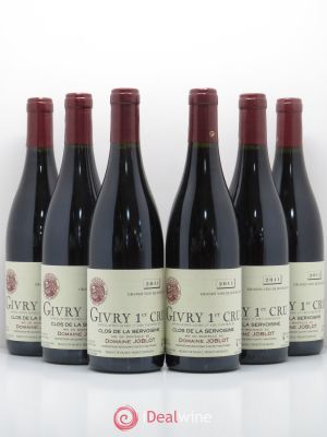 Givry 1er Cru Clos de la Servoisine Joblot (Domaine)  2011 - Lot of 6 Bottles