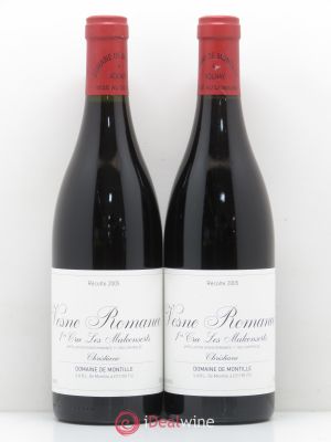 Vosne-Romanée 1er Cru Les Malconsorts - Cuvée Christiane de Montille (Domaine)  2005 - Lot of 2 Bottles