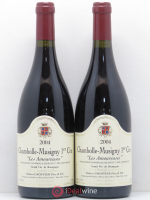 Chambolle-Musigny 1er Cru Les Amoureuses Robert Groffier Père & Fils (Domaine)  2004 - Lot of 2 Bottles