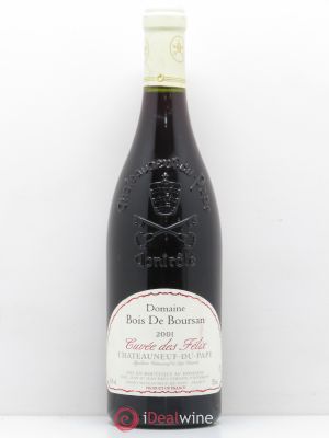 Châteauneuf-du-Pape Bois de Boursan (Domaine) Cuvée des Félix Jean et Jean-Paul Versino  2001 - Lot of 1 Bottle