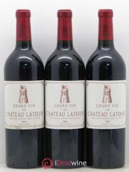 Château Latour 1er Grand Cru Classé  2001 - Lot of 3 Bottles