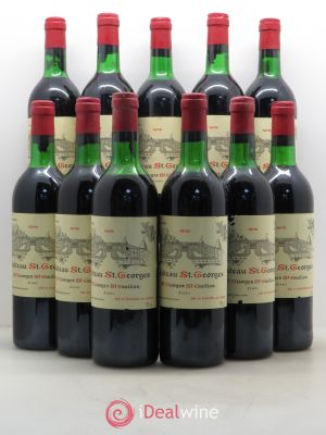 Château Saint-Georges  1978 - Lot of 11 Bottles