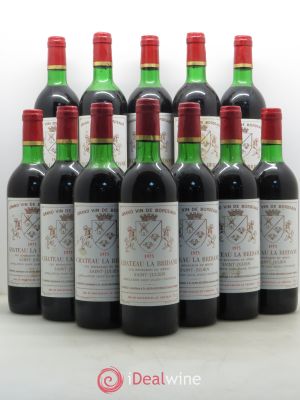 Château la Bridane Cru Bourgeois (no reserve) 1973 - Lot of 12 Bottles