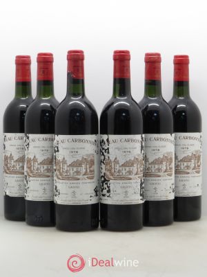 Château Carbonnieux Cru Classé de Graves  1978 - Lot of 6 Bottles