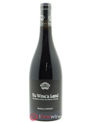 Côtes du Rhône No Wine's Land Coulet (Domaine du) - Matthieu Barret  2018 - Lot de 1 Bouteille