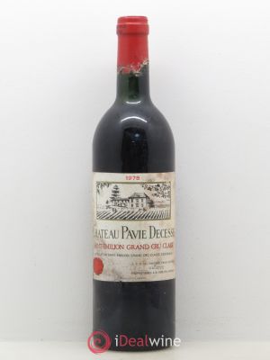 Château Pavie Decesse Grand Cru Classé  1978 - Lot of 1 Bottle