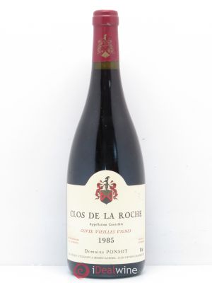 Clos de la Roche Grand Cru Vieilles Vignes Ponsot (Domaine)  1985 - Lot de 1 Bouteille