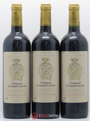 Château Gruaud Larose 2ème Grand Cru Classé  2004 - Lot of 3 Bottles