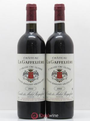Château la Gaffelière 1er Grand Cru Classé B  2002 - Lot of 2 Bottles