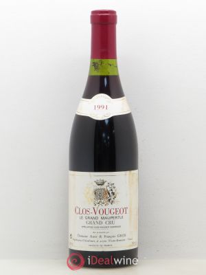 Clos de Vougeot Grand Cru Le Grand Maupertui Anne Gros  1991 - Lot of 1 Bottle