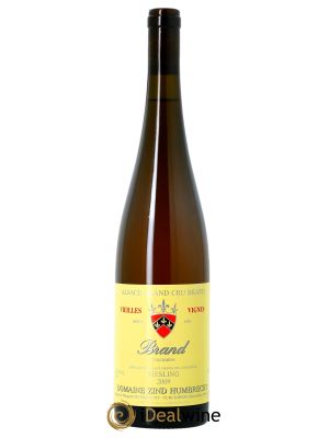 Riesling Grand Cru Brand Vieilles vignes Zind-Humbrecht (Domaine)  2009 - Lot de 1 Bouteille