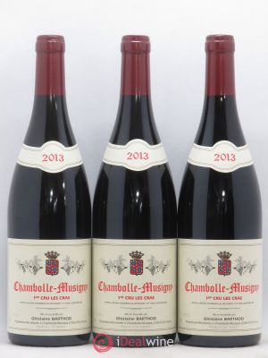 Chambolle-Musigny 1er Cru Les Cras Ghislaine Barthod (no reserve) 2013 - Lot of 3 Bottles